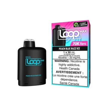 STLTH Loop Max 70K Peach Blue Razz Ice Pod - PODS - Mister Vapor