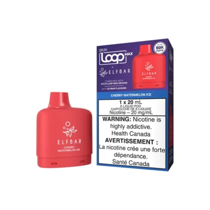 STLTH Loop Max X Elf Bar 50k Pod - Cherry Watermelon Ice - PODS - Mister Vapor