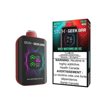 STLTH X GEEKBAR Wild Watermelon Ice 80K Disposable Vape, 30mL - DISPOSABLE - Mister Vapor
