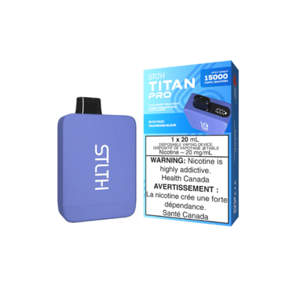 STLTH Titan Pro (15K) Blue Razz Disposable Vape - DISPOSABLE - Mister Vapor