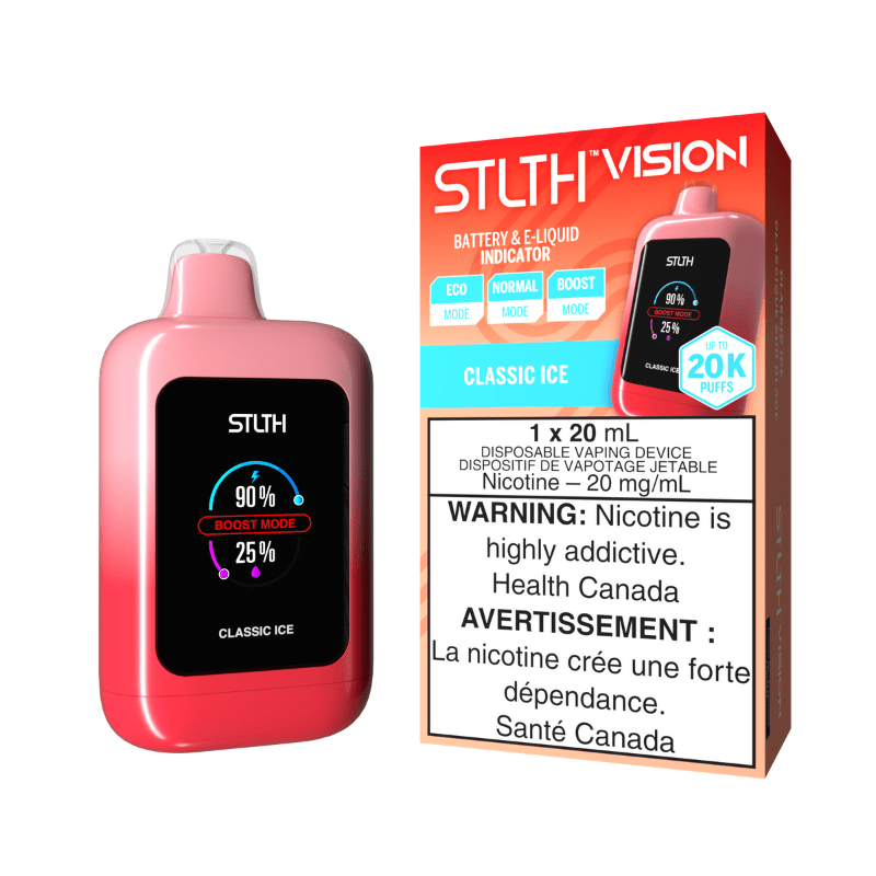 STLTH Vision (20K) Classic Ice Disposable Vape - DISPOSABLE - Mister Vapor
