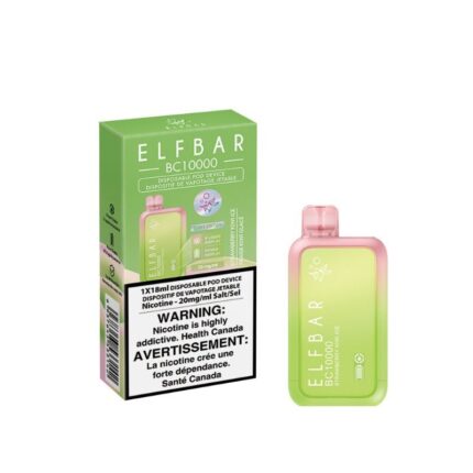 Elf Bar (BC 10K) Strawberry Kiwi Ice Disposable Vape - DISPOSABLE - Mister Vapor