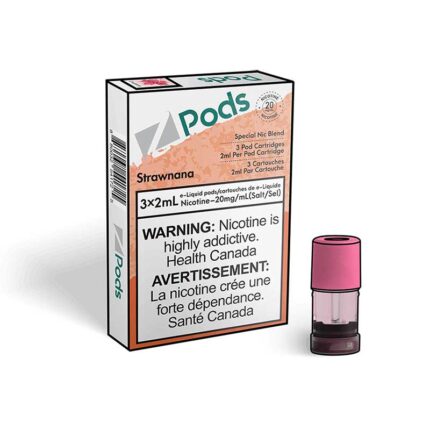 Z Pods Strawnana 2% Special Nic Blend - Pods - Mister Vapor