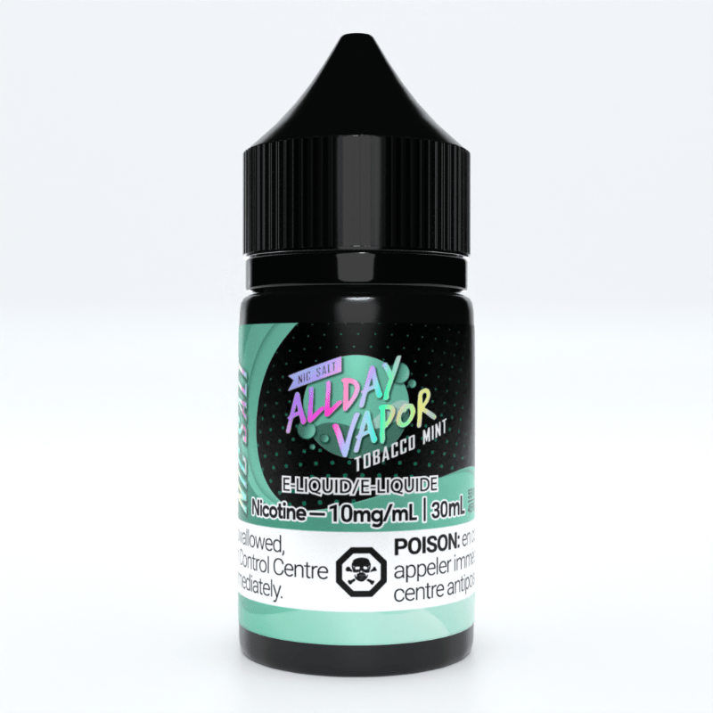 Allday Vapor Salt Tobacco Mint - E-Liquid - Mister Vapor