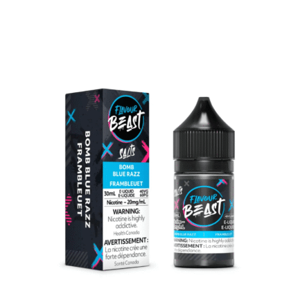 Flavour Beast E-Liquid Bomb Blue Razz Salt (30mL/60mL) - E-Liquid - Mister Vapor