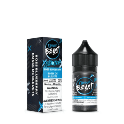 Flavour Beast E-Liquid Boss Blueberry Iced Salt - E-Liquid - Mister Vapor