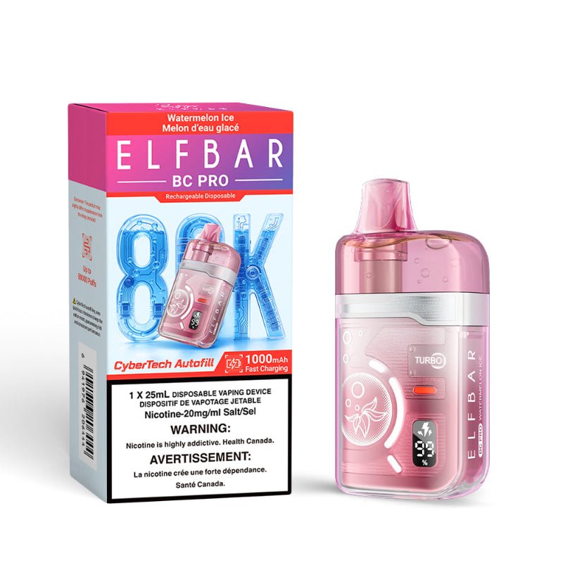 Elf Bar BC Pro 80K Disposable Vape - Watermelon Ice - DISPOSABLE - Mister Vapor