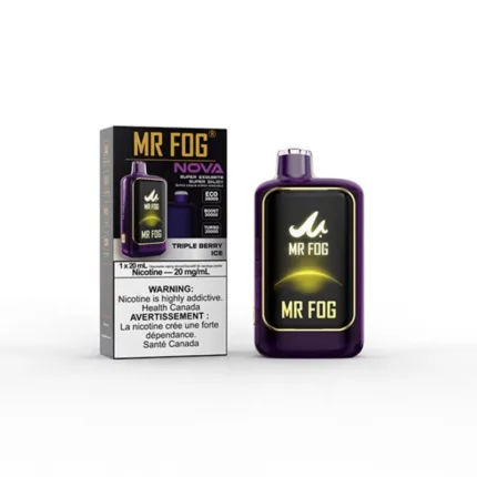 Mr Fog Nova Triple Berry Ice 36K Disposable Vape - DISPOSABLE - Mister Vapor