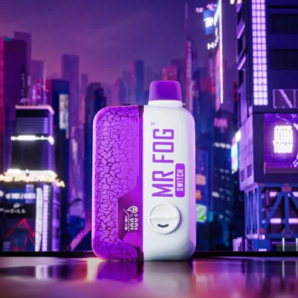 Mr Fog Switch Nicotine Free 15K Grape Ice Disposable Vape - DISPOSABLE - Mister Vapor