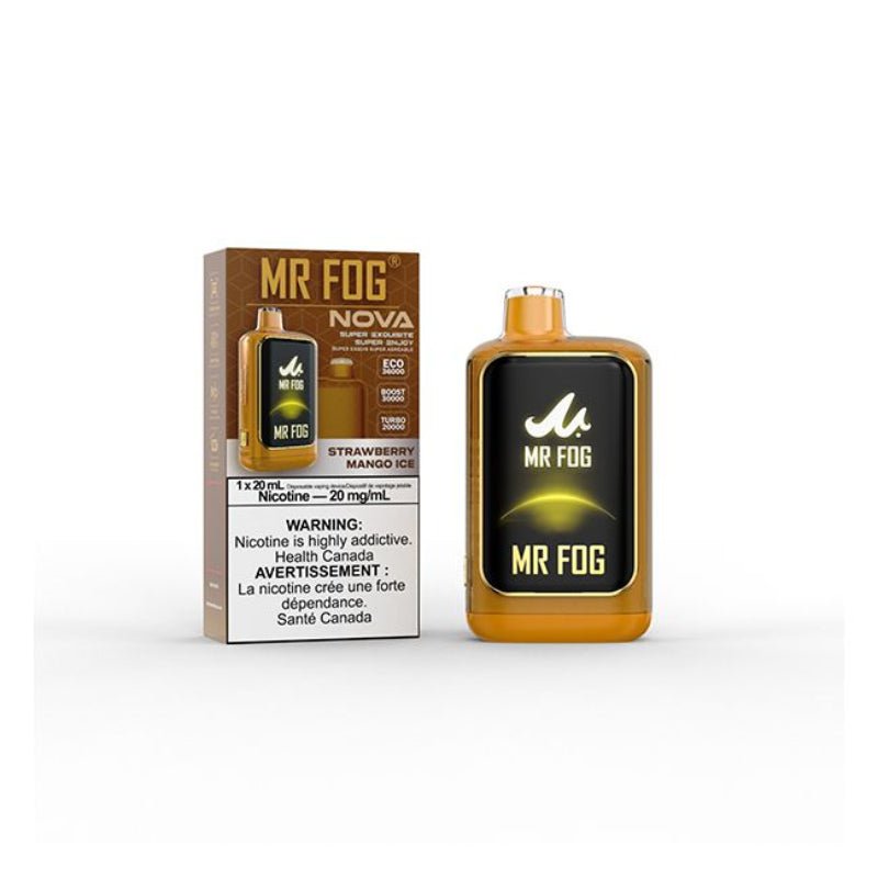 Mr Fog Nova Strawberry Mango Ice 36K Disposable Vape - DISPOSABLE - Mister Vapor