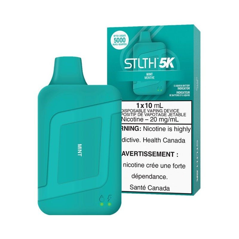 STLTH 5K Box Mint Disposable Vape - DISPOSABLE - Mister Vapor