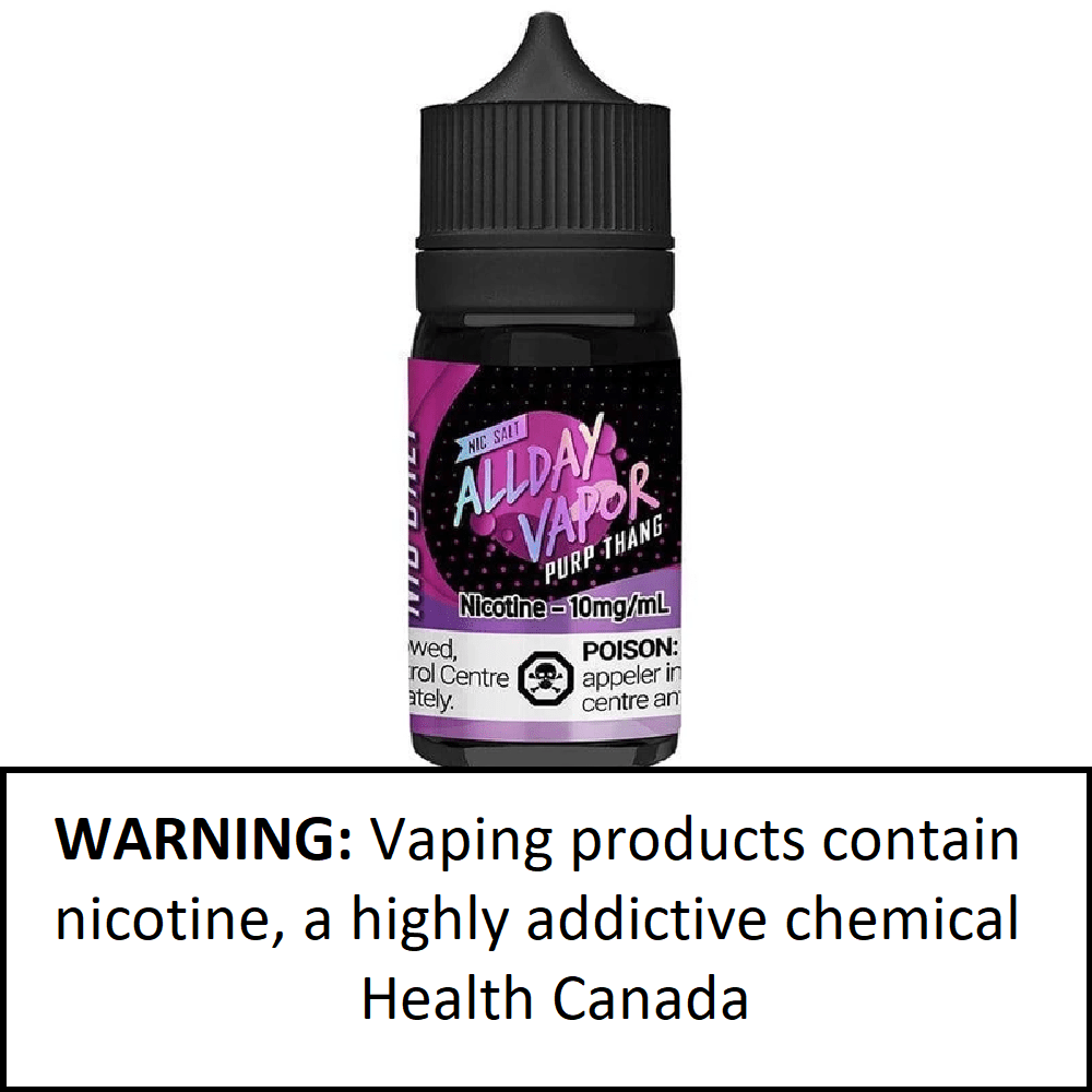 Allday Vapor Salt Purp Thang - E-Liquid - Mister Vapor