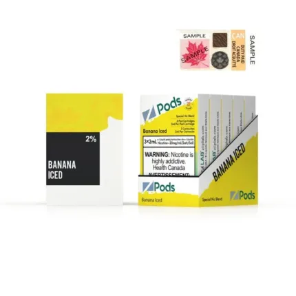 Z Pods Banana Iced 2% Special Nic Blend - Pods - Mister Vapor
