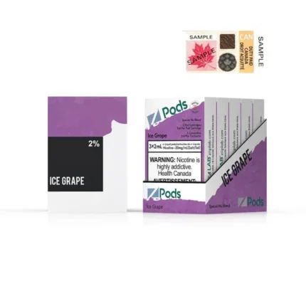 Z Pods Ice Grape 2% Special Nic Blend - Pods - Mister Vapor