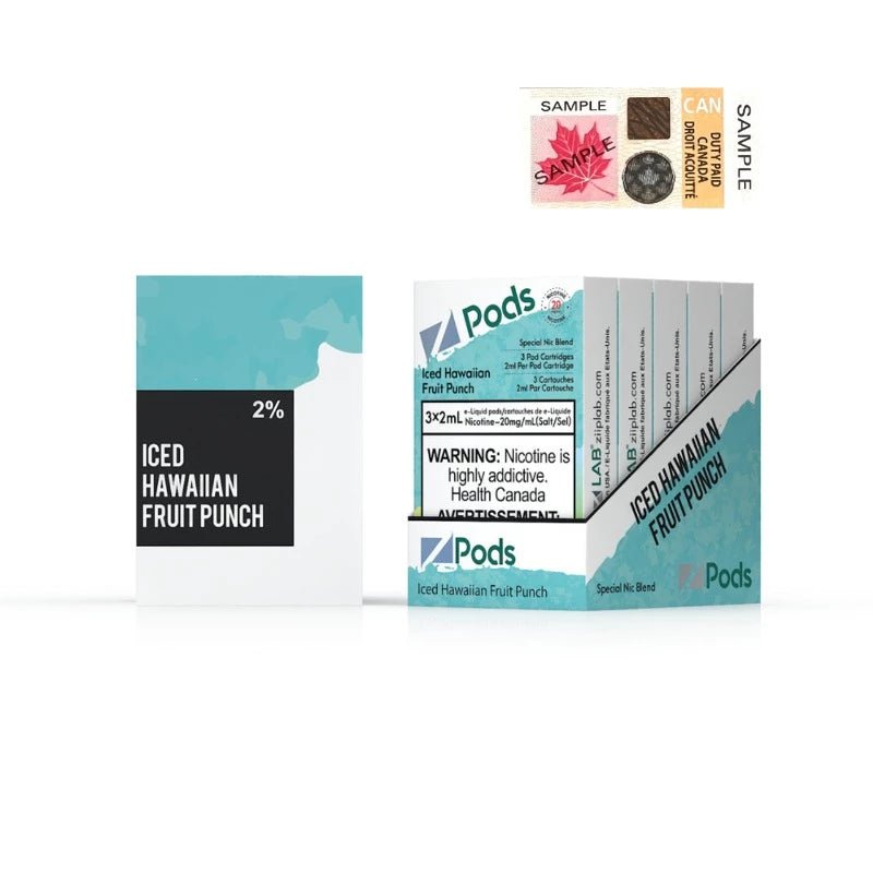 Z Pods Iced Hawaiian Fruit Nectar 2% Special Nic Blend - Pods - Mister Vapor