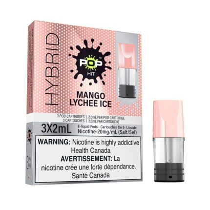 Pop Pods Mango Lychee Ice Hybrid 2% - Pods - Mister Vapor