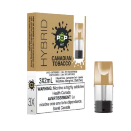 Pop Pods Canadian Tobacco Hybrid 2% - Pods - Mister Vapor