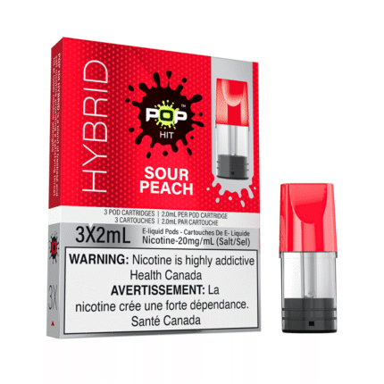 Pop Pods Blazing Peach (Sour Peach) Hybrid 2% - Pods - Mister Vapor