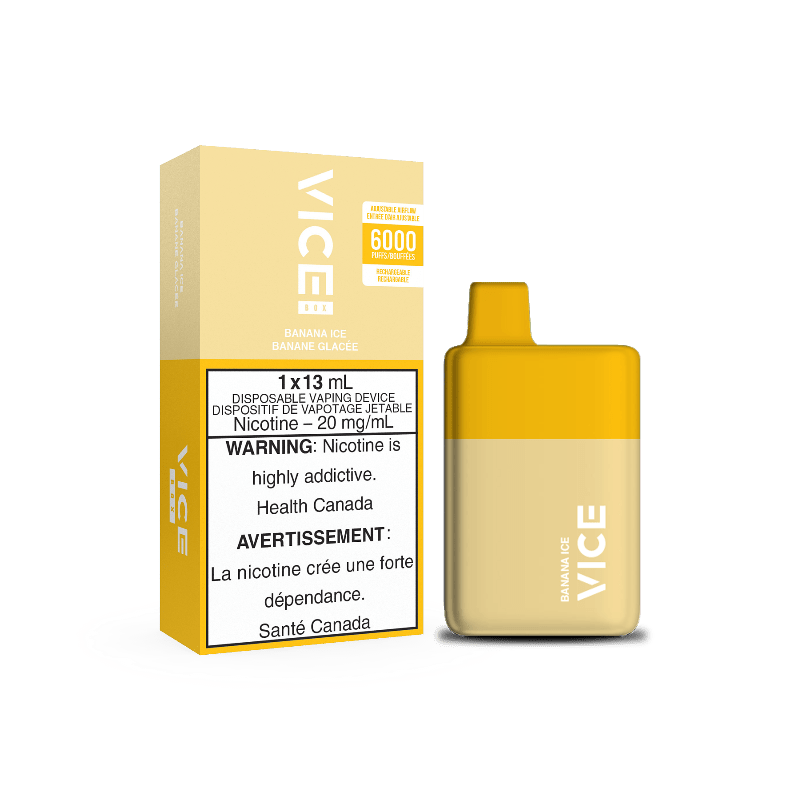 Vice Box Banana Ice Disposable Vape Rechargable (6000 Puff) - DISPOSABLE - Mister Vapor