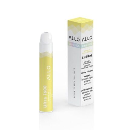 Allo Ultra 1600 Banana Ice - DISPOSABLE - Mister Vapor