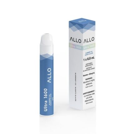 Allo Ultra 1600 Blueberry Ice - DISPOSABLE - Mister Vapor