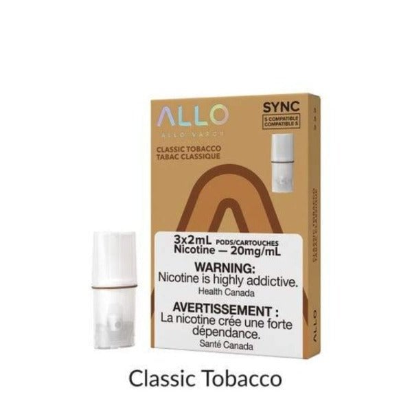 Allo Sync Classic Tobacco Pod (3Pk) (S-Compatible) - Pods - Mister Vapor