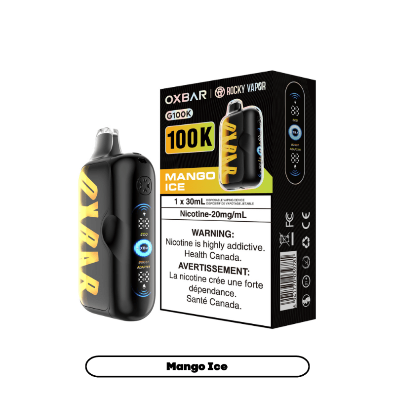 images Oxbar G100k Disposable Vape - Mango Ice - DISPOSABLE - Mister Vapor