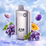 Flavour Beast Alpha Lite Series 80K Disposable Vape - Groovy Grape Passionfruit Iced, 30mL